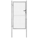 Vidaxx Gartentor verzinkter Stahl 100x150 cm silber