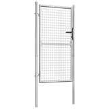 Vidaxx Gartentor verzinkter Stahl 100x150 cm silber