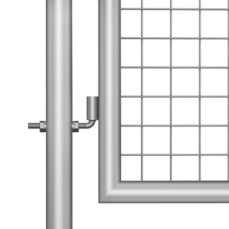 Vidaxx Gartentor verzinkter Stahl 100x150 cm silber