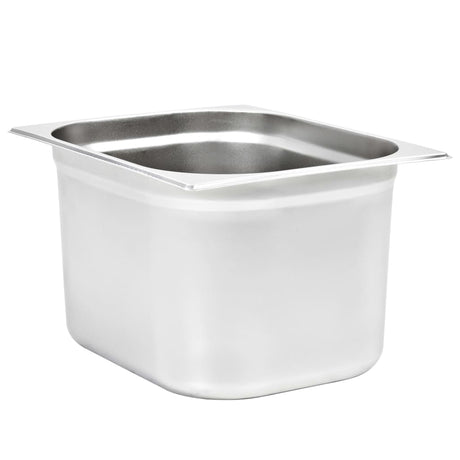 VidaXL Gastronormbehälter 2 Stück GN 1 2 200 mm Edelstahl