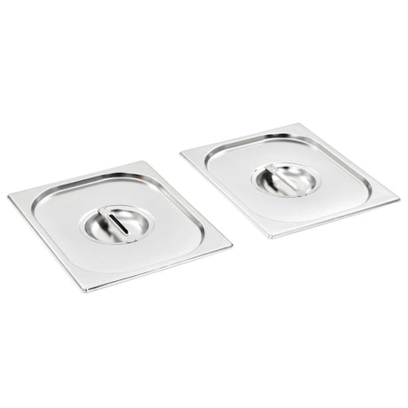 Vidaxl Deckel 2 Stück für GN 1 2 Edelstahlschüsseln