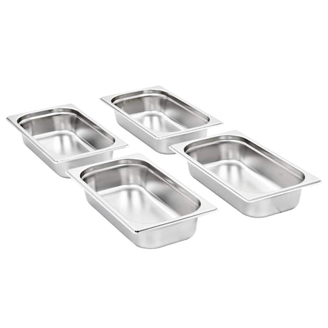 Vidaxxl Gastronormbehälter 8 Stück GN 1 3 65 mm Edelstahl