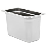 VIDAXL GASTRONORMBAKKEN 4 PCS GN 1 3 200 mm Edelstahl