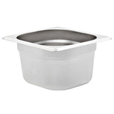 VIDAXL GASTRONORMBAKKEN 12 PC GN 1 6 100 mm Edelstahl