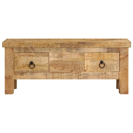 Vidaxl salontafel 90x45x35 cm massief mangohout