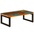 Vidaxl salontafel 100x50x35 cm massief gerecycled hout en staal