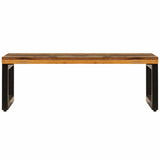 Vidaxl salontafel 100x50x35 cm massief gerecycled hout en staal