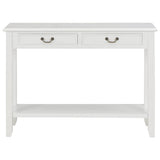 Vidaxl wandtafel 110x35x80 cm hout wit