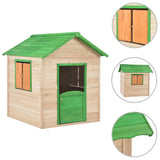 Vidaxl Kinderspielhaus Vurenhout Green