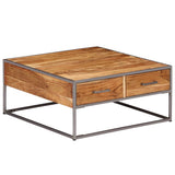 Vidaxl salontafel 75x75x35 cm massief acaciahout