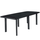 Vidaxl tuintafel 216x90x72 cm kunststof antraciet