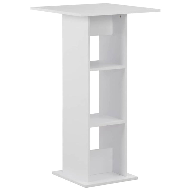 Vidaxl bartafel 60x60x110 cm wit