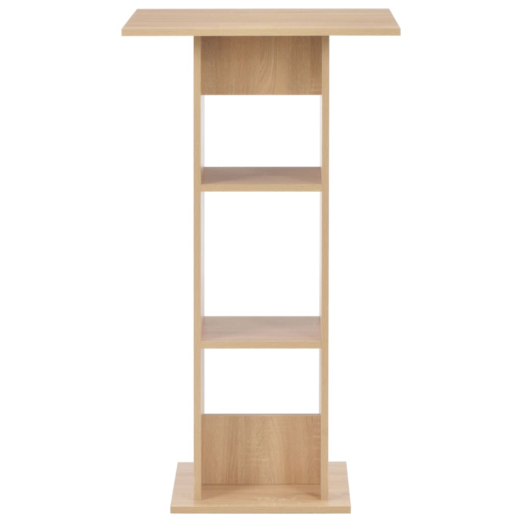 Vidaxl bartafel 60x60x110 cm eikenkleurig