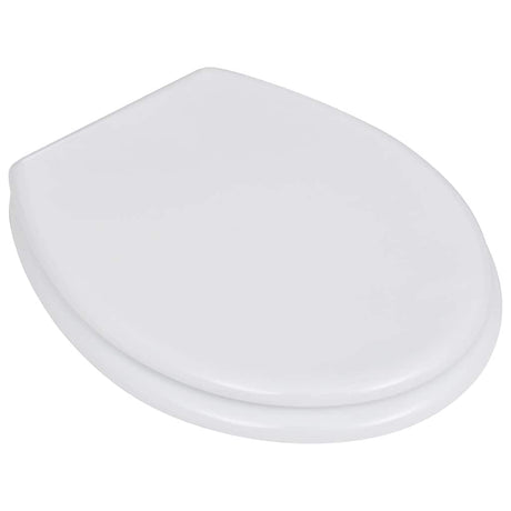 Vidaxl -Toilettensitze mit Deckel 2 ST MDF Weiß