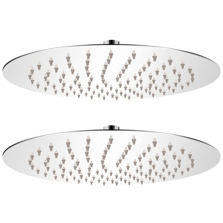 Vidaxl Regenduschkopf 2 ST Runde 25 cm Edelstahl