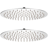 Vidaxl Regenduschkopf 2 Sts rund 30 cm Edelstahl