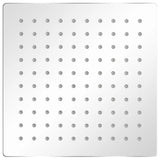 Vidaxl Regenduschköpfe 2 ST 20x20 cm Edelstahl