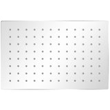Vidaxl Regenduschkopf 2 Stk 20 x 30 cm Edelstahl