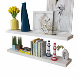 Vidaxl wandplanken 4 st 100 cm wit