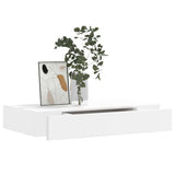 Vidaxl wandplanken zwevend met lades 2 st 48 cm wit