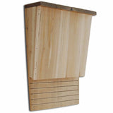 Vidaxl Bat -Schränke 4 Stcs 22x12x34 cm Holz