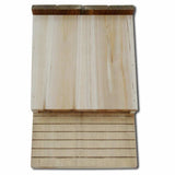 Vidaxl Bat -Schränke 4 Stcs 22x12x34 cm Holz
