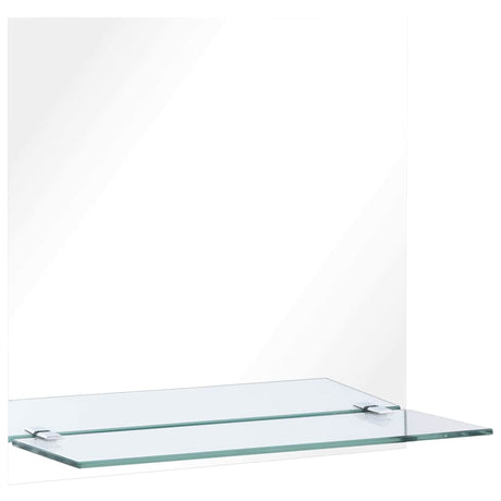 Vidaxx Wandspiegel mit Ablage 30x30 cm aus gehärtetem Glas