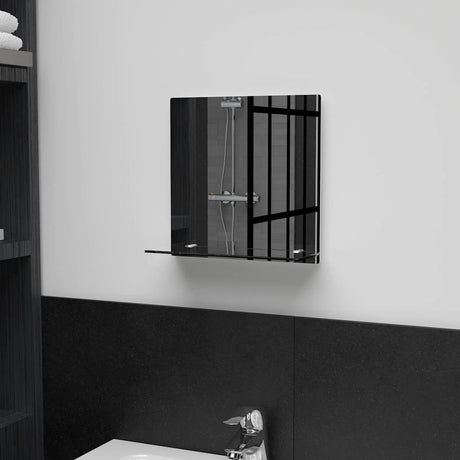 Vidaxx Wandspiegel mit Ablage 30x30 cm aus gehärtetem Glas