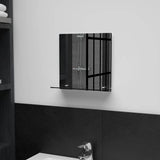 VidaXL Wandspiegel mit Ablage 30x30 cm gehärtetes Glas