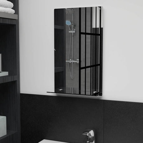 VidaXL Wandspiegel mit Ablage 30x50 cm aus gehärtetem Glas
