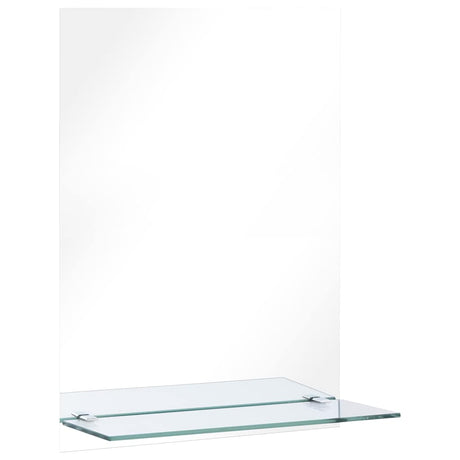 VidaXL Wandspiegel mit Ablage 40x60 cm aus gehärtetem Glas