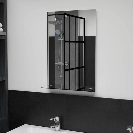 VidaXL Wandspiegel mit Ablage 40x60 cm aus gehärtetem Glas