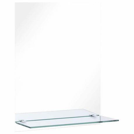 Vidaxx Wandspiegel mit Ablage 50x70 cm aus gehärtetem Glas