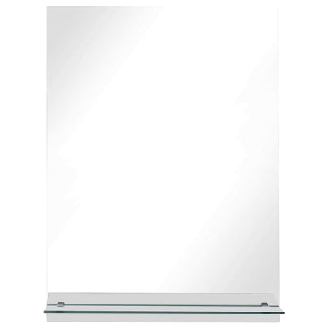 Vidaxx Wandspiegel mit Ablage 50x70 cm aus gehärtetem Glas