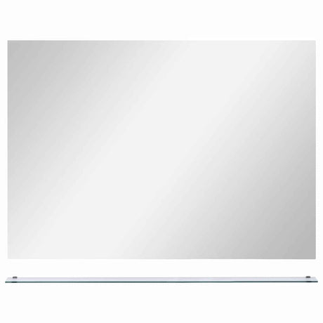 Vidaxl -Wandspiegel mit Regal 80x60 cm gehärtetes Glas