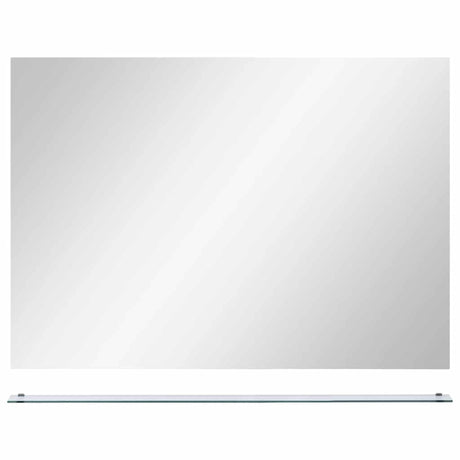 Vidaxl -Wandspiegel mit Regal 80x60 cm gehärtetes Glas