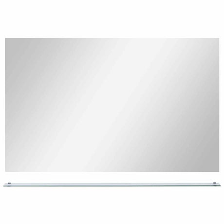 Vidaxx Wandspiegel mit Ablage 100x60 cm aus gehärtetem Glas