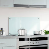 VIDAXL FRAGE SEMBLE KITCHE 80x40 cm gehärtetes Glas weiß