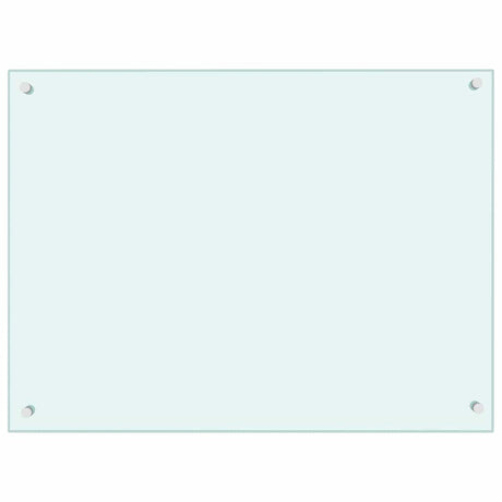 VIDAXL FRAGE SEMBORE KITCHE 80x60 cm Gebrochenes Glas weiß