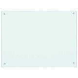 VIDAXL FRAGE SEMBORE KITCHE 80x60 cm Gebrochenes Glas weiß