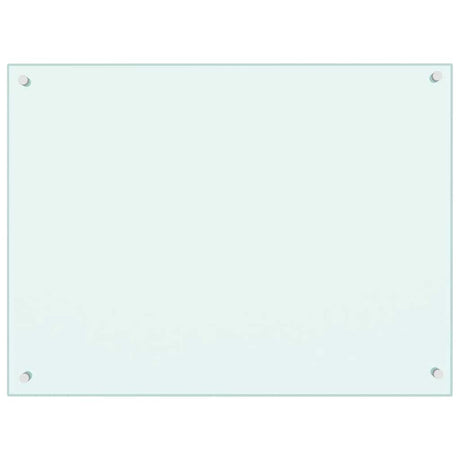 VIDAXL FRAGE SEMBORE KITCHE 80x60 cm Gebrochenes Glas weiß