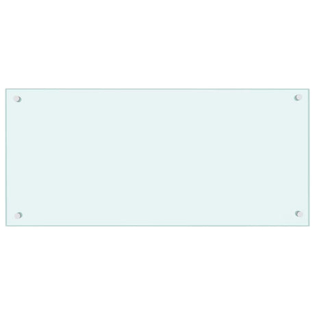 VIDAXL FRAGE SEMBORE KITCHE 90x40 cm Gebuttes Glas weiß