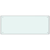 VIDAXL FRIADSBREIDE KITCHE 100x40 cm Temperiertes Glas weiß