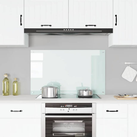 VIDAXL FRIADSBREIDE KITCHE 100x60 cm Temperiertes Glas weiß