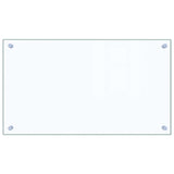 VIDAXL FRAGE SREBEN KÜCHE 70x40 cm Teralglas transparent