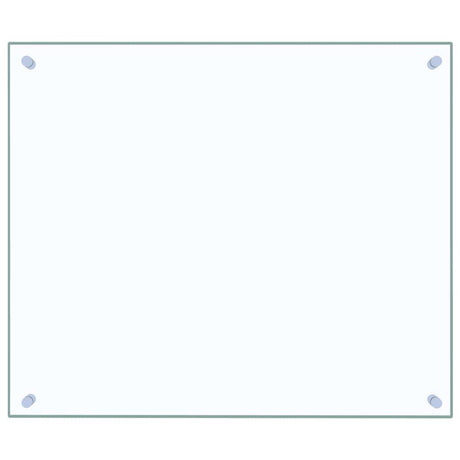 VIDAXL FRAGE SREBEN KITCHE 70x60 cm Teralglas transparent