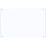 VIDAXL FRAGE SERBORD KITCHE 90x60 cm Gebrochenes Glas transparent