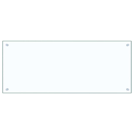 VIDAXL FRAGE SREBEN KITCHE 100x40 cm teral glas transparent