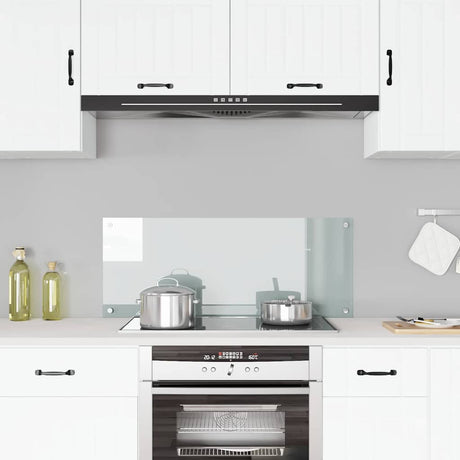 VIDAXL FRAGE SREBEN KITCHE 100x40 cm teral glas transparent