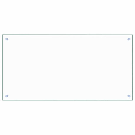 VIDAXL FRIADSBREIDE KITCHE 100x50 cm gehärtetes Glas transparent